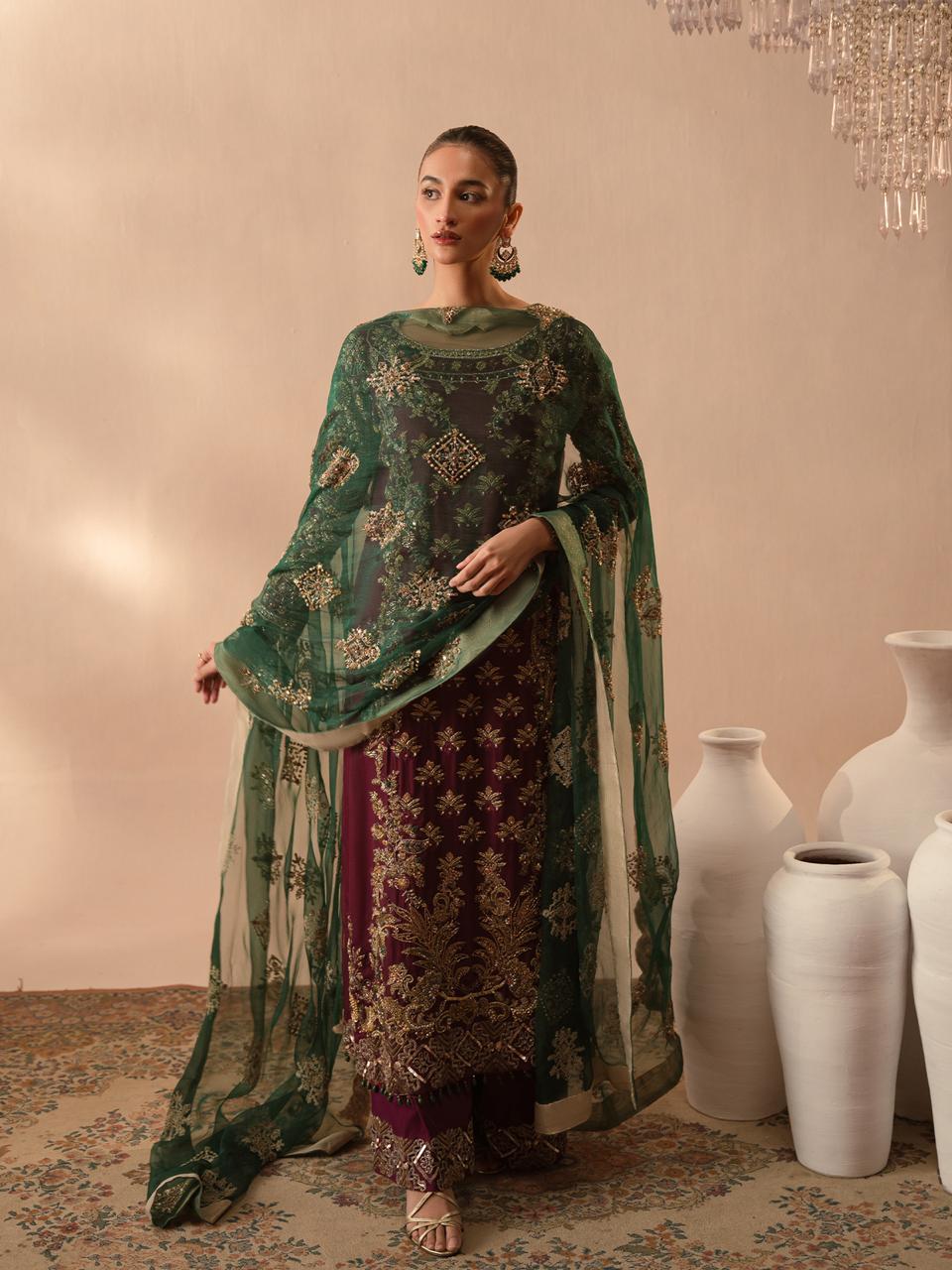 Burgundy Dusk - Areeba Usman
