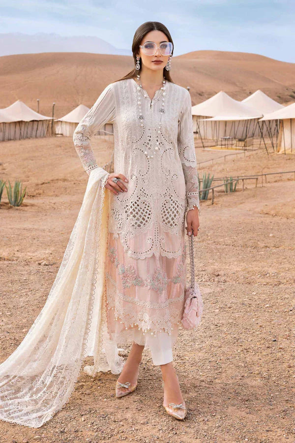 Maria.B Luxury Dhanak Embroidered Chikankari Collection-074
