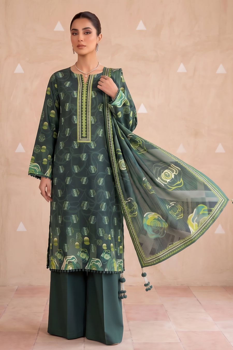 Legacy-Digital Khaddar Bold Print DZN-005