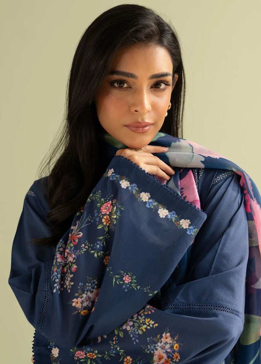 Coco by Zara Shahjahan Embroidered Suit Unstitched 3 Piece CZS25P D 3B-Ria -