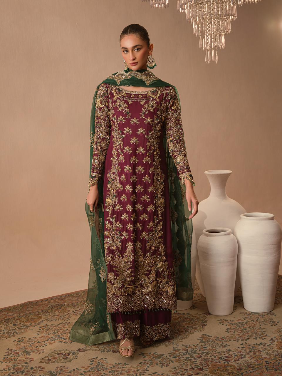 Burgundy Dusk - Areeba Usman