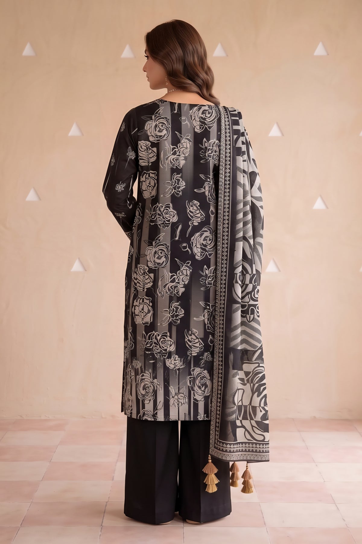 Legacy-Digital Khaddar Bold Print DZN-001