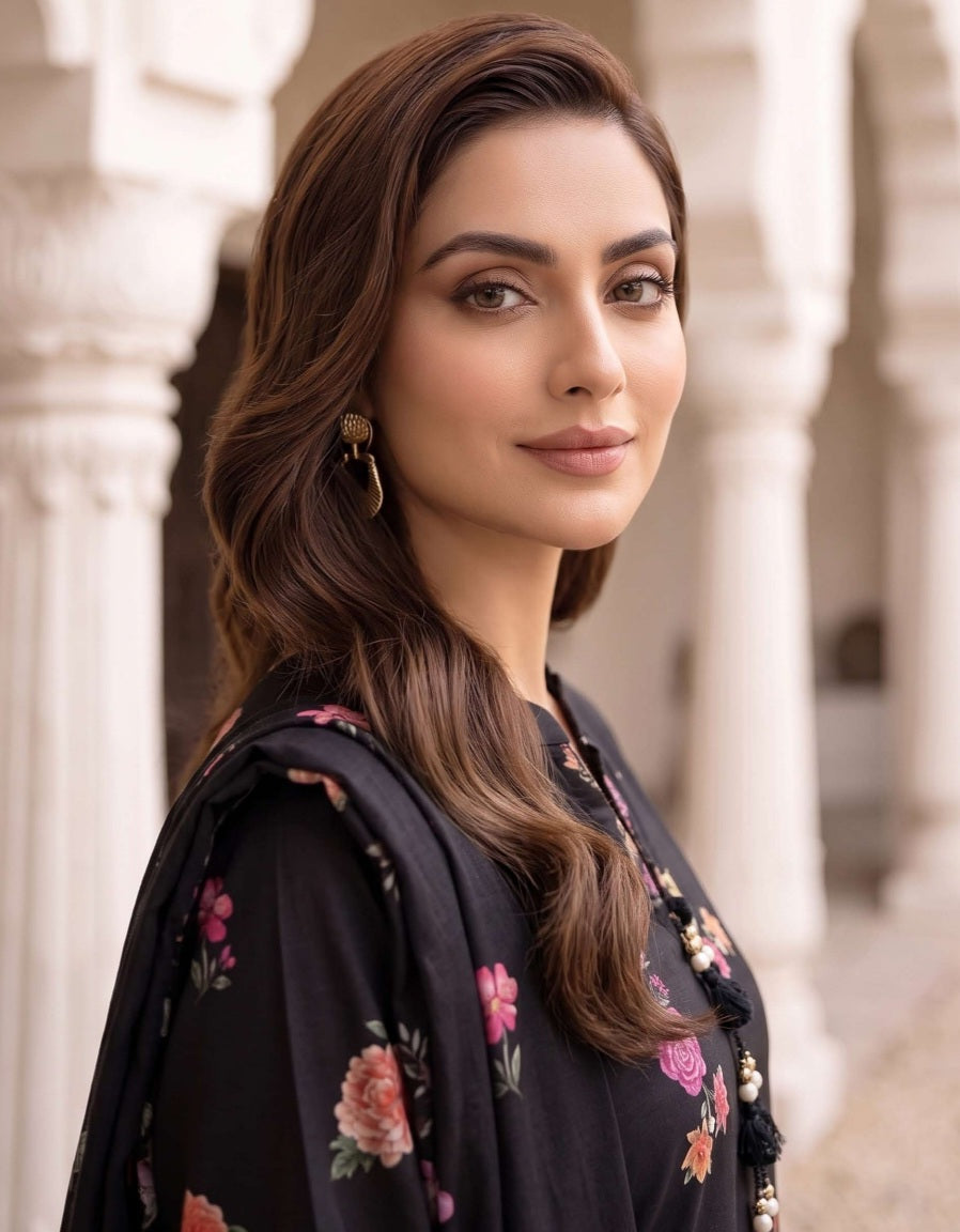 Rukh-e-Zeba Digital Khaddar Bold Print DZN-001