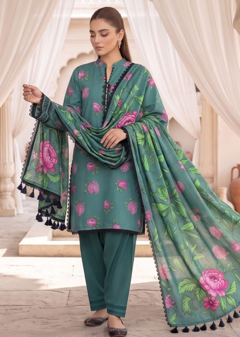 Rukh-e-Zeba Digital Khaddar Bold Print DZN-004