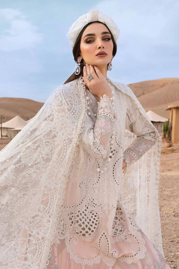 Maria.B Luxury Dhanak Embroidered Chikankari Collection-074