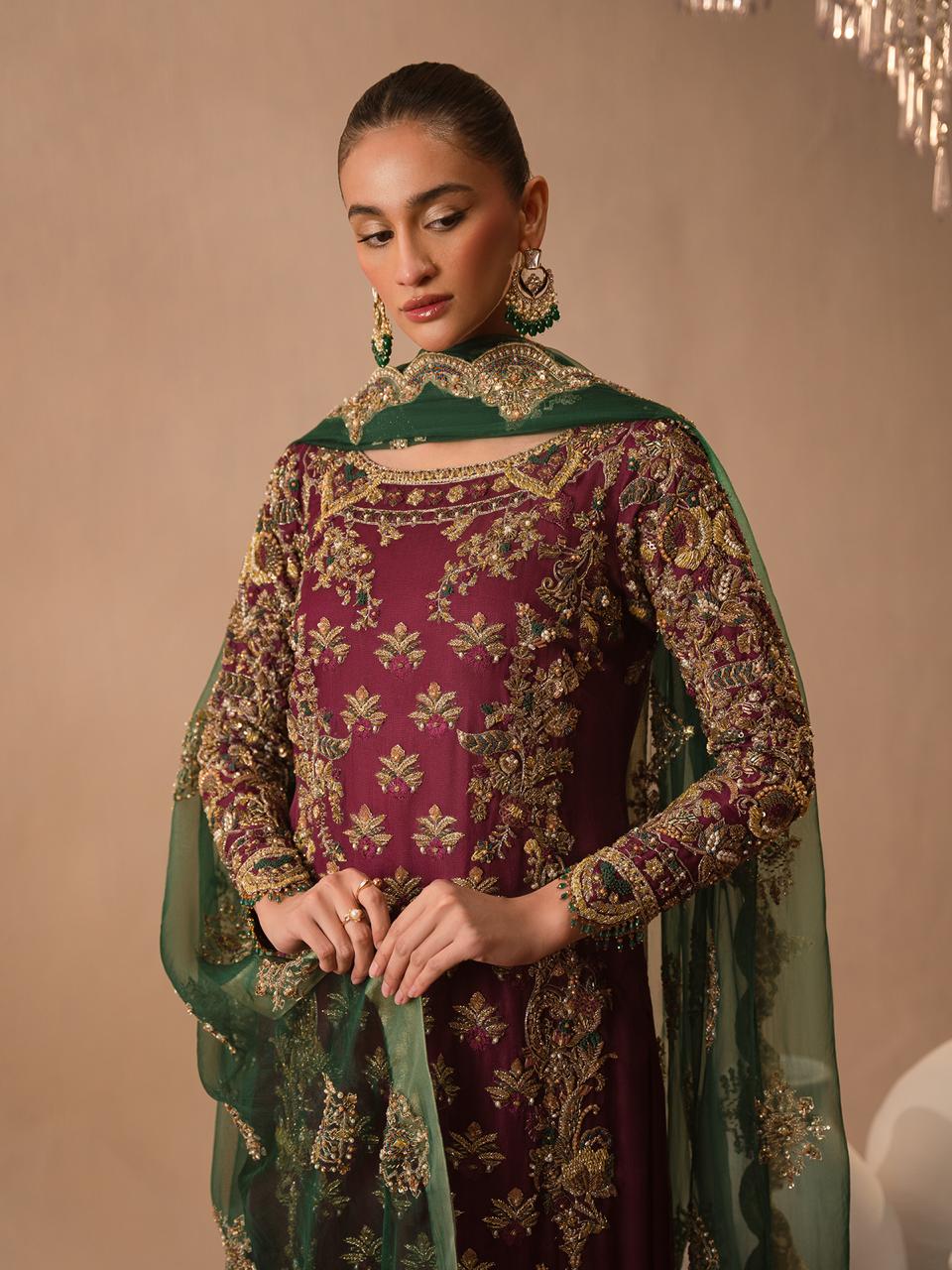 Burgundy Dusk - Areeba Usman