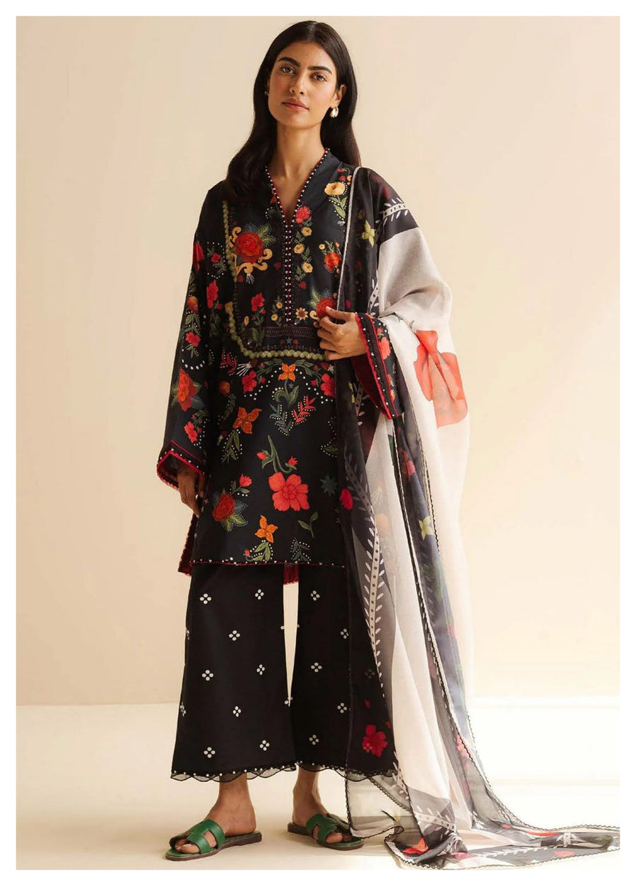Coco-Digital Khaddar Bold print DZN-007