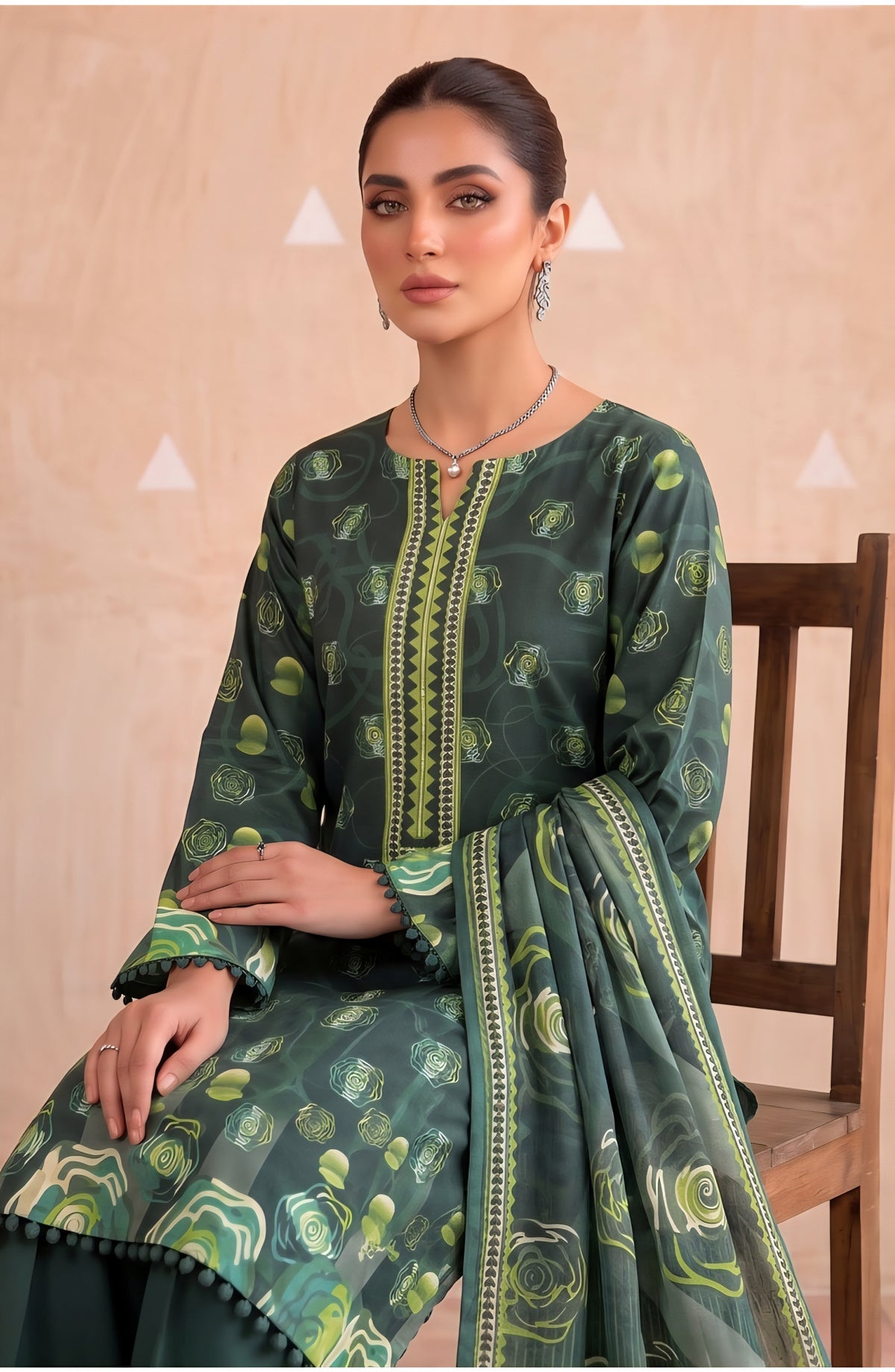 Legacy-Digital Khaddar Bold Print DZN-005