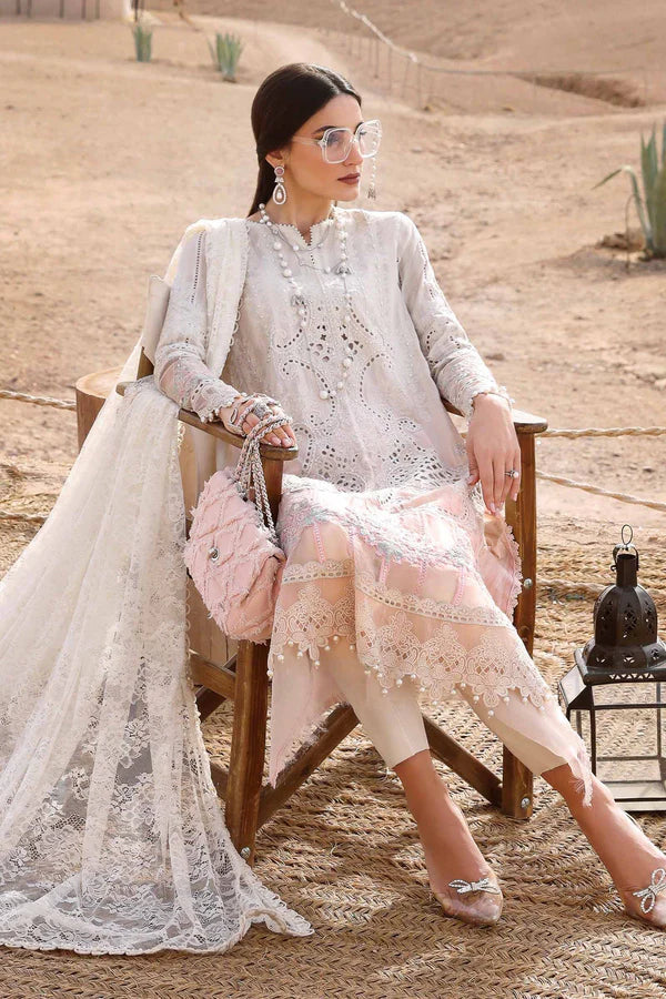 Maria.B Luxury Dhanak Embroidered Chikankari Collection-074