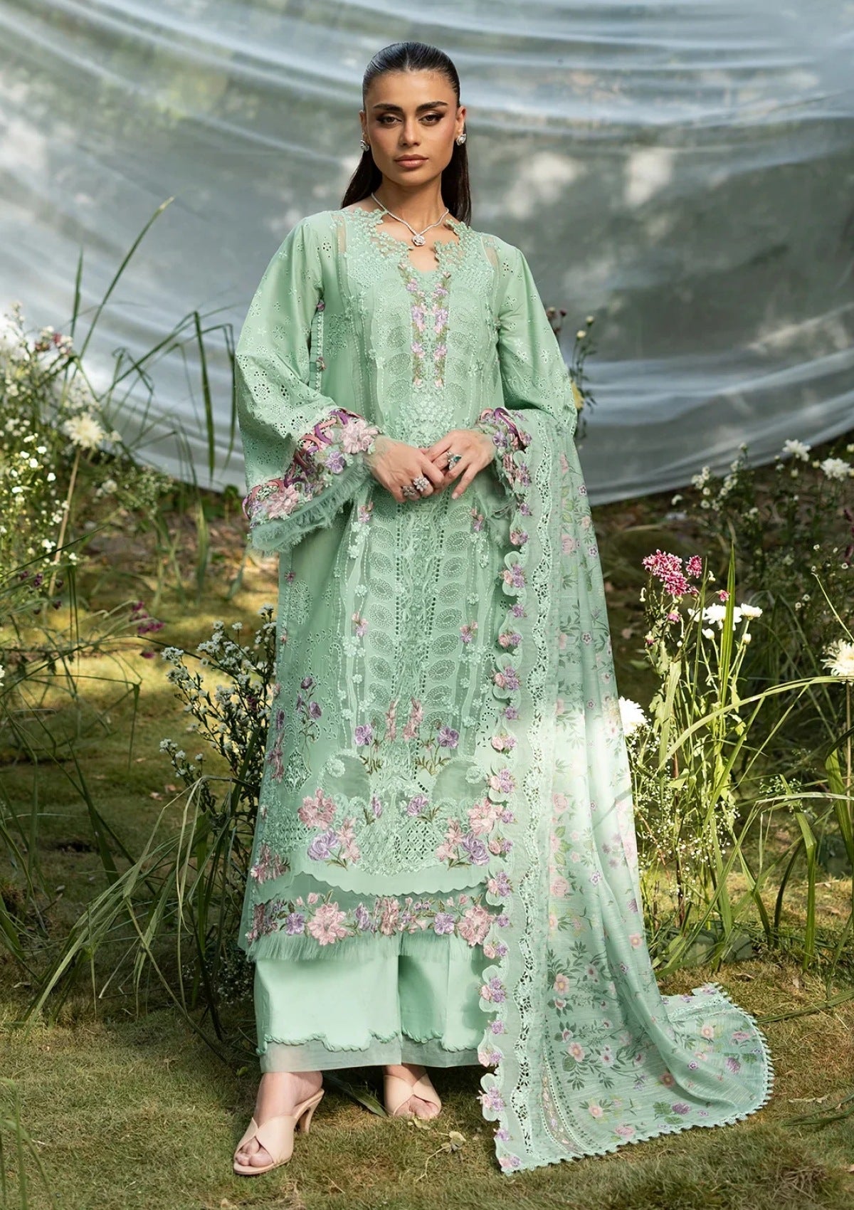 Dhanak - Elaf Premium - Luxury 26 - ELQ#03A - DAISY CHAIN