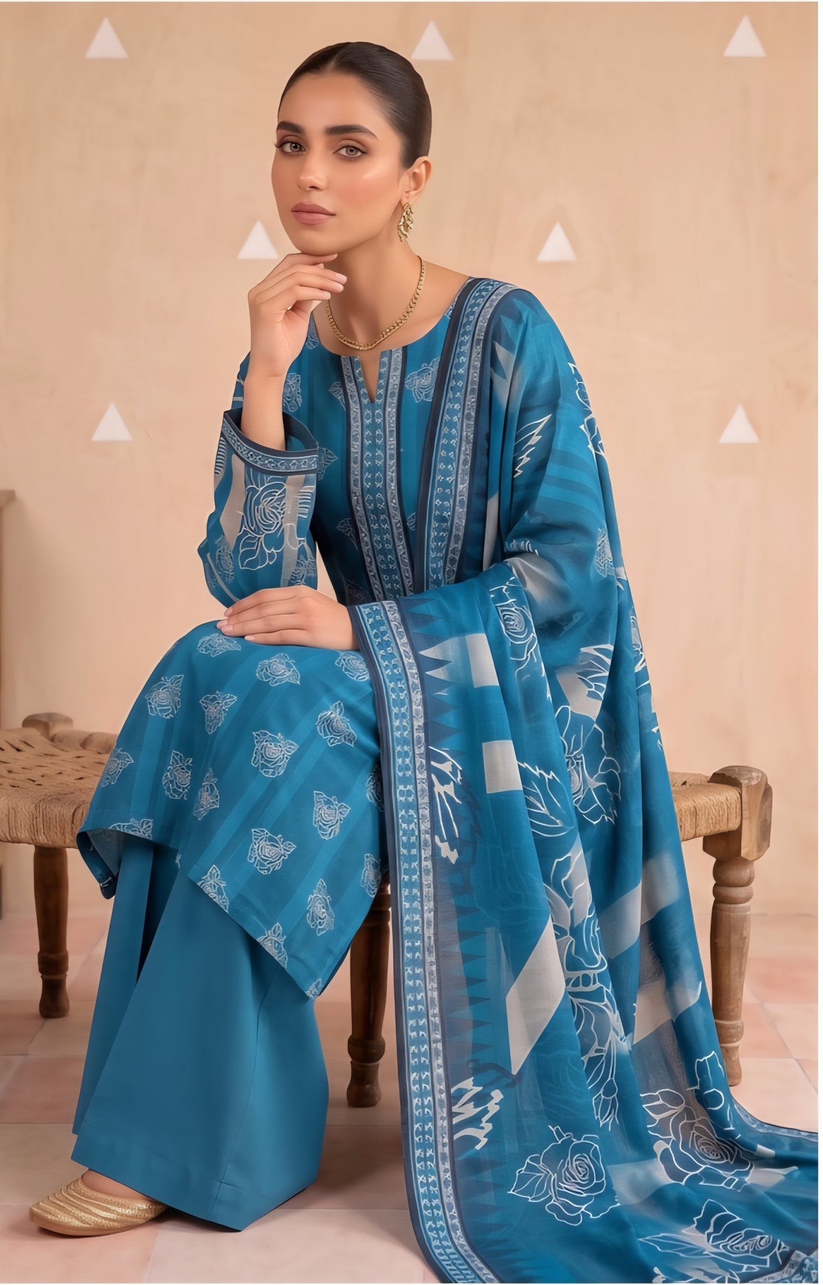 Legacy-Digital Khaddar Bold Print DZN-006