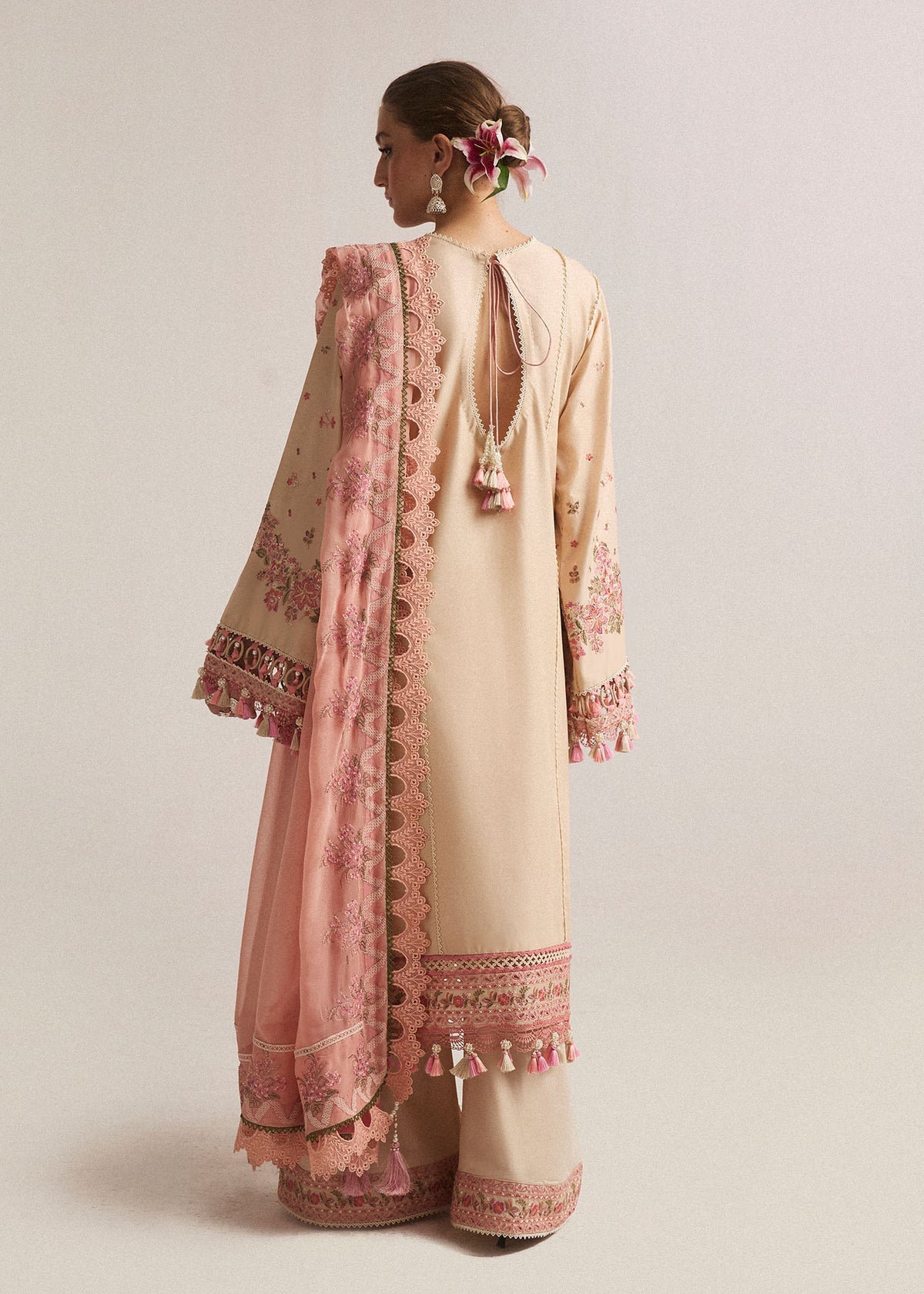 Hussain Rehar Embroidered Luxury Dhanak Unstitched 3Pc Suit D-11 STILE