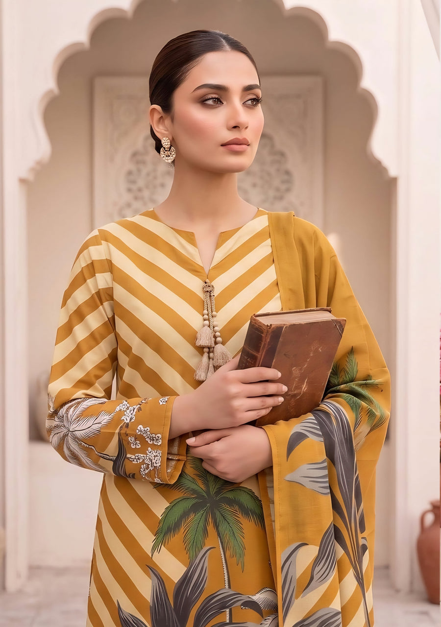 Rukh-e-Zeba Digital Khaddar Bold Print DZN-006