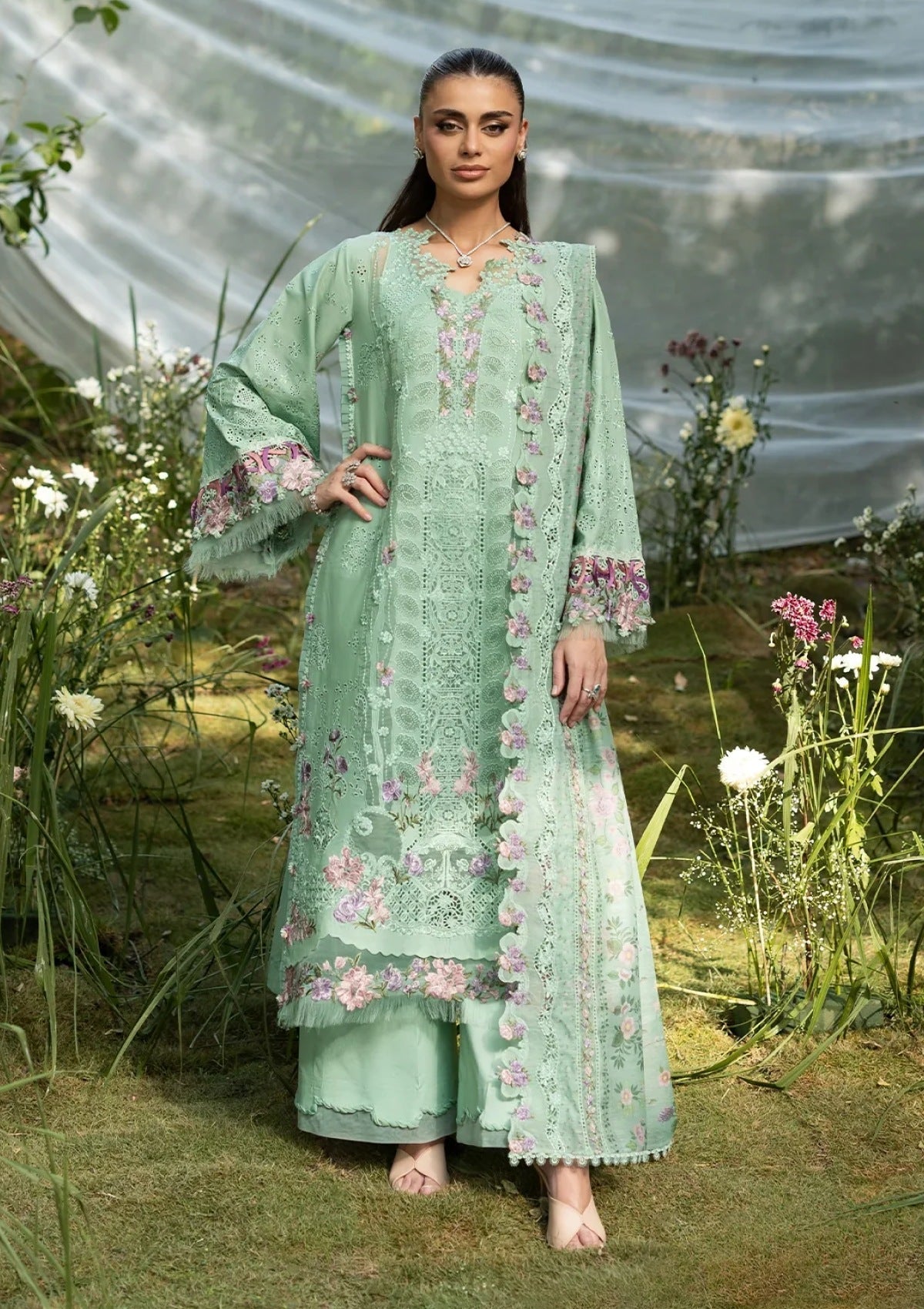 Dhanak - Elaf Premium - Luxury 26 - ELQ#03A - DAISY CHAIN