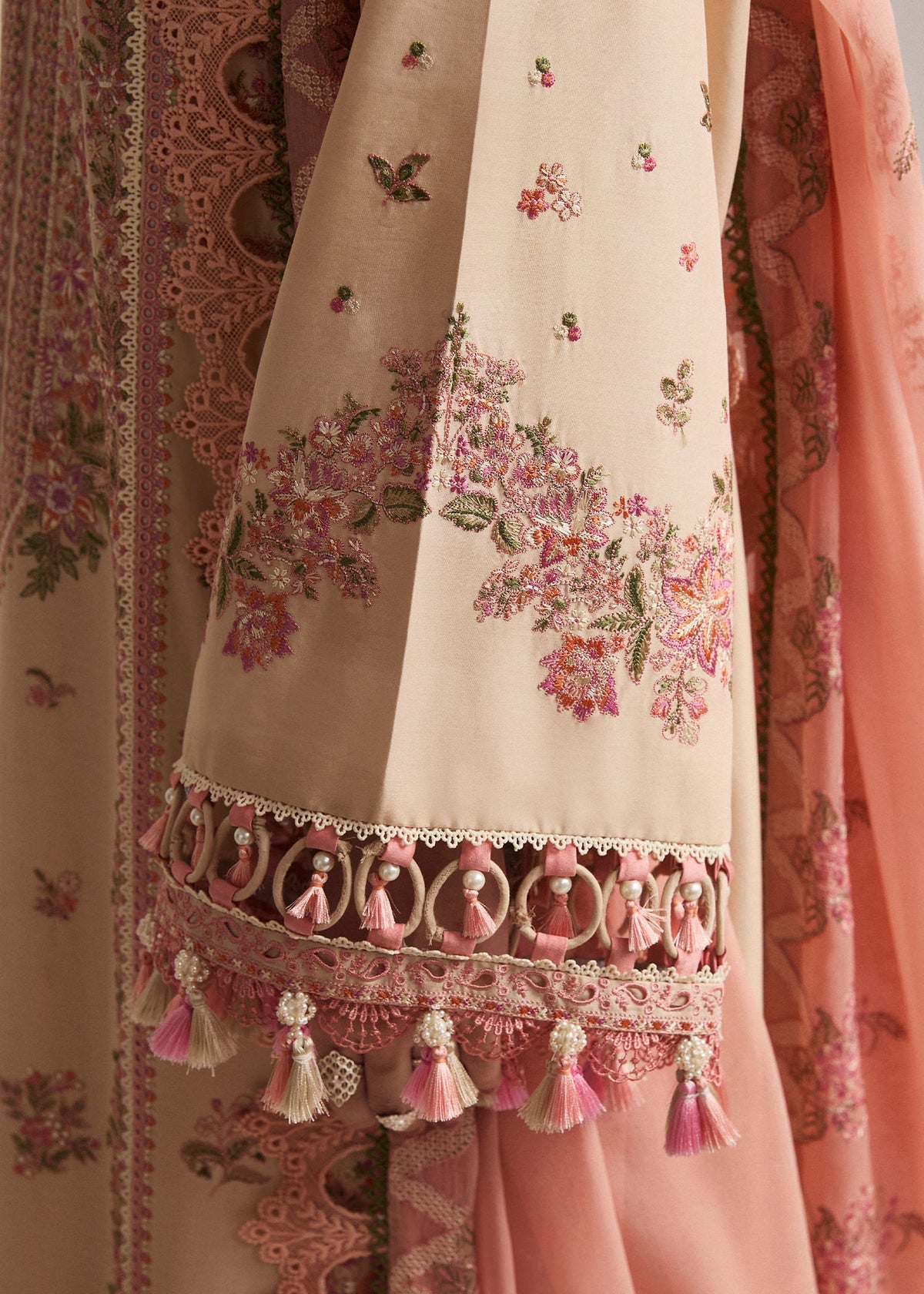 Hussain Rehar Embroidered Luxury Dhanak Unstitched 3Pc Suit D-11 STILE