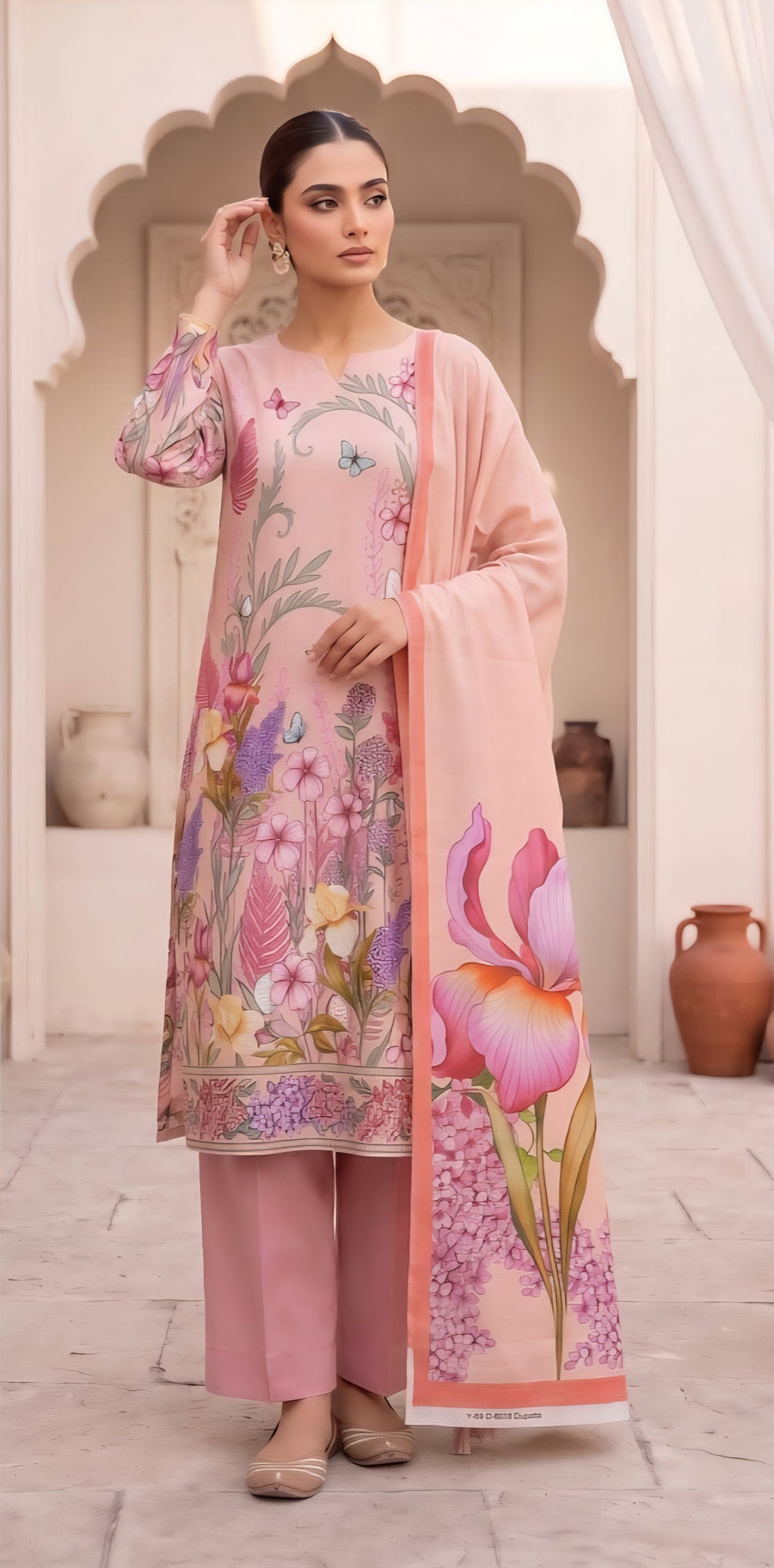 Rukh-e-Zeba Digital Khaddar Bold Print DZN-005